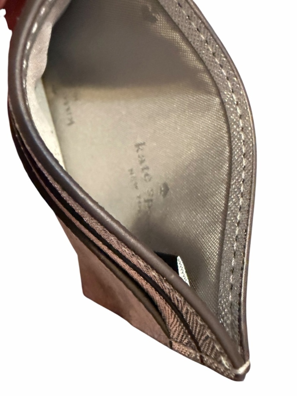kate spade Metallic Silver Card Holder - Picture 6 of 8